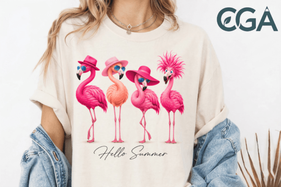 Download Pink Flamingo Beach Vacation Png - Premium Resources
